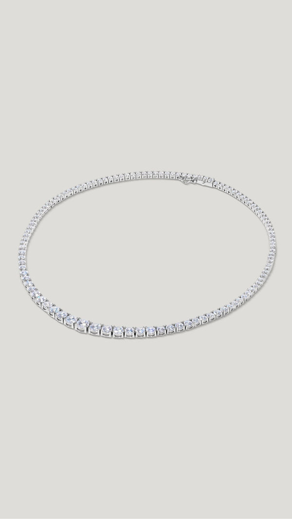 Taryn Gradient Necklace Sterling Silver