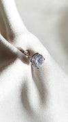 Rosey Stud Earrings 9K White Gold