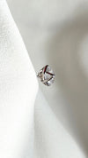 Rosey Stud Earrings 9K White Gold