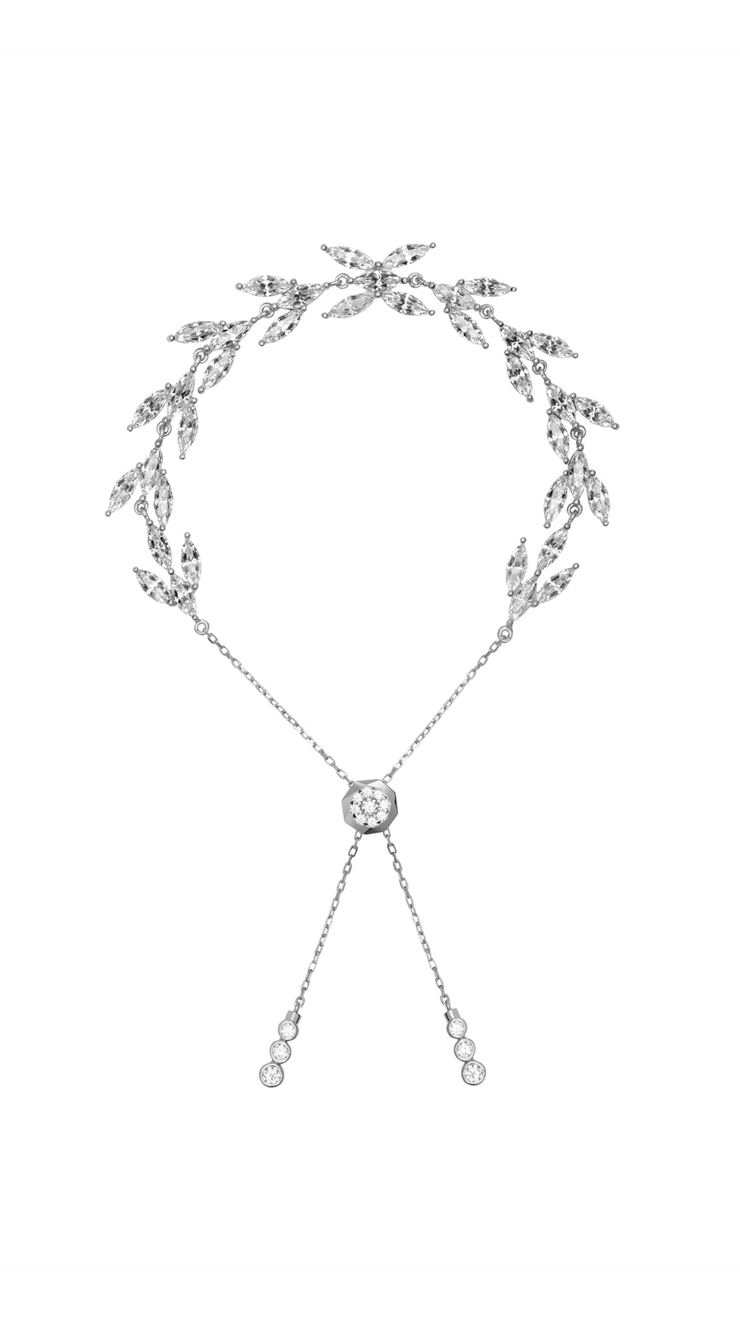 Skylar Bracelet White Gold Plated