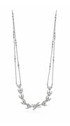 Skylar Necklace White Gold Plated