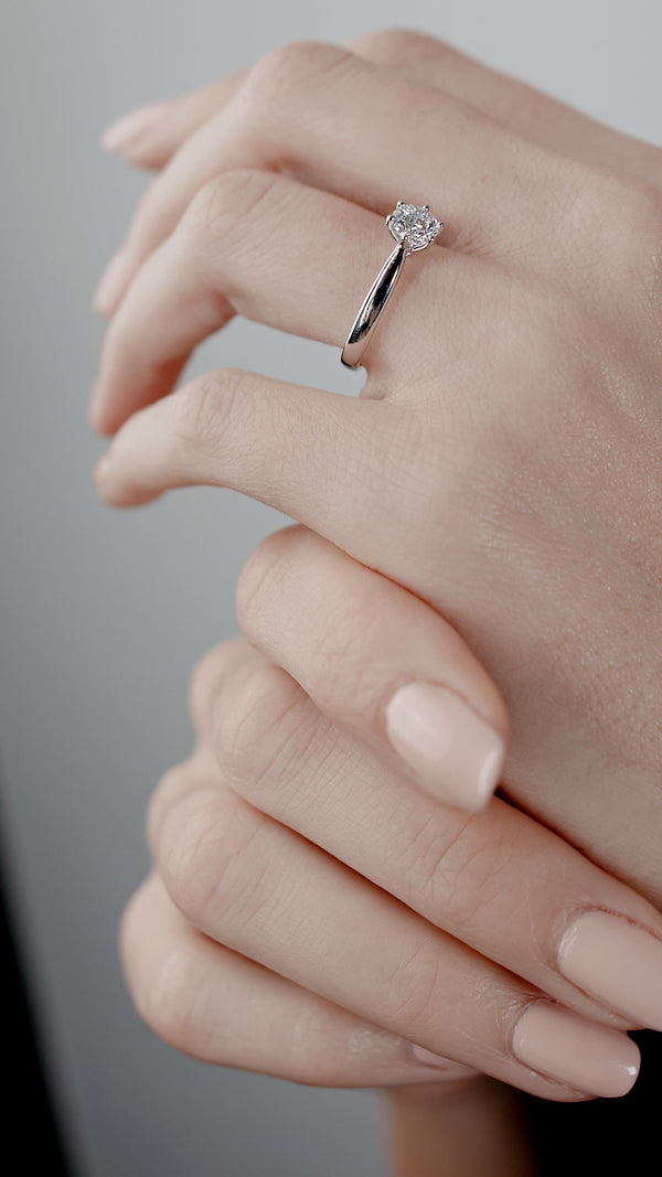 Sophie Ring 18K White Gold