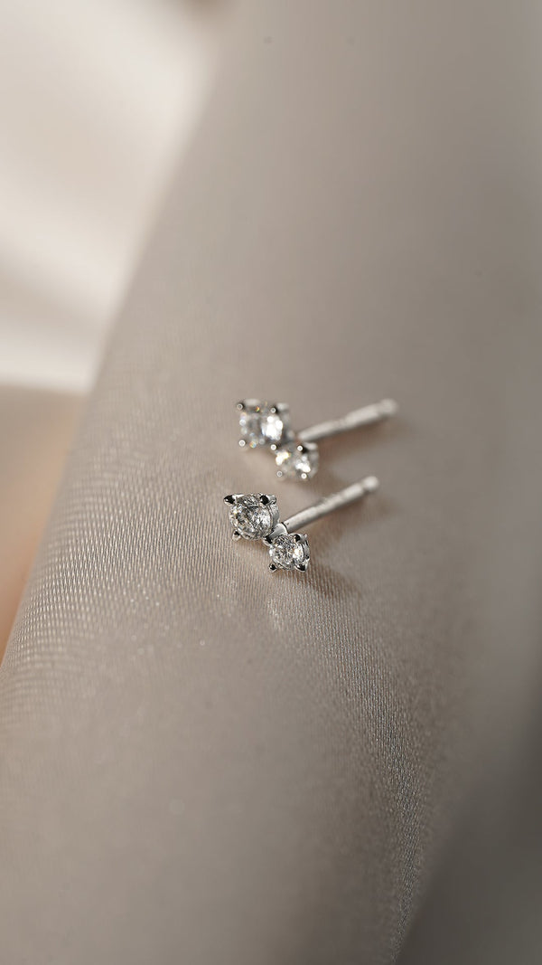 Steff Stud Earrings Sterling Silver