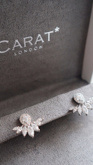 Suriya Ear Jacket Earrings Sterling Silver