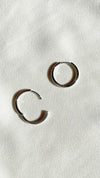 Senna Hoop Earrings 9K White Gold