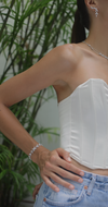 Skylar Bracelet White Gold Plated