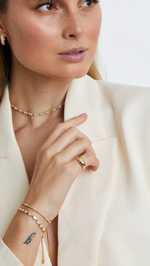 Sydney Marquise Ring Gold Vermeil