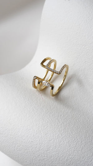 Telma Ring Gold Vermeil