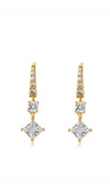 Thea Princess Earrings Gold Vermeil