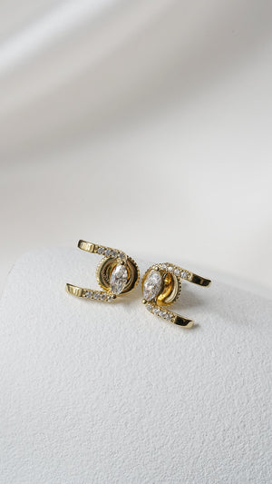 Telma Earrings Gold Vermeil