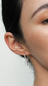 Thea Oval Earrings Sterling Silver