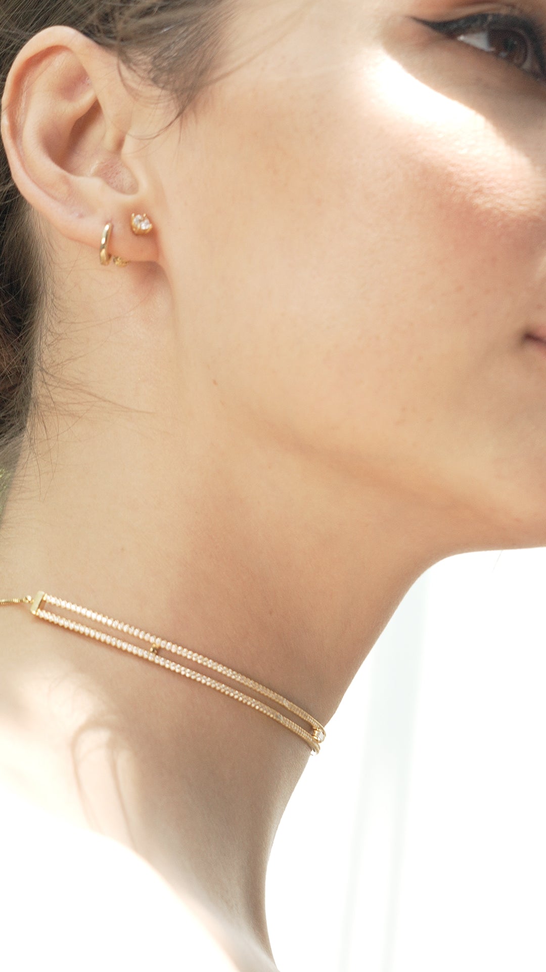 Thela Choker Necklace 18K Gold Vermeil