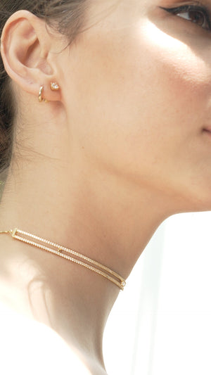 Thela Choker Necklace 18K Gold Vermeil