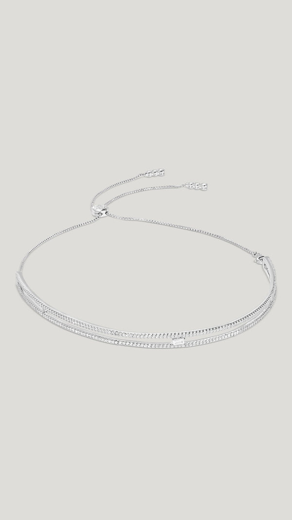 Thela Choker Necklace Sterling Silver