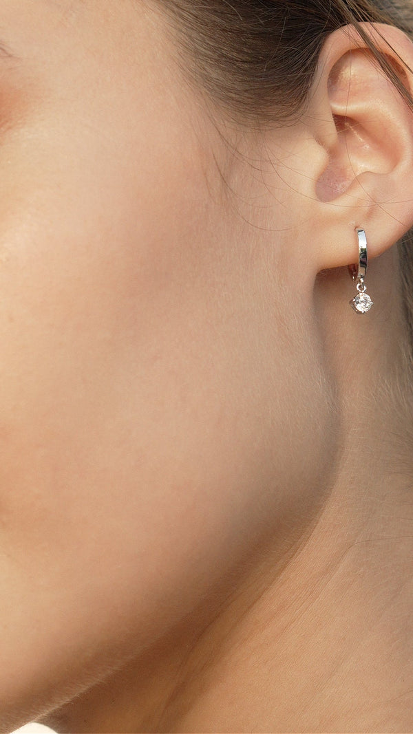 Tilda Hoop Earrings Sterling Silver