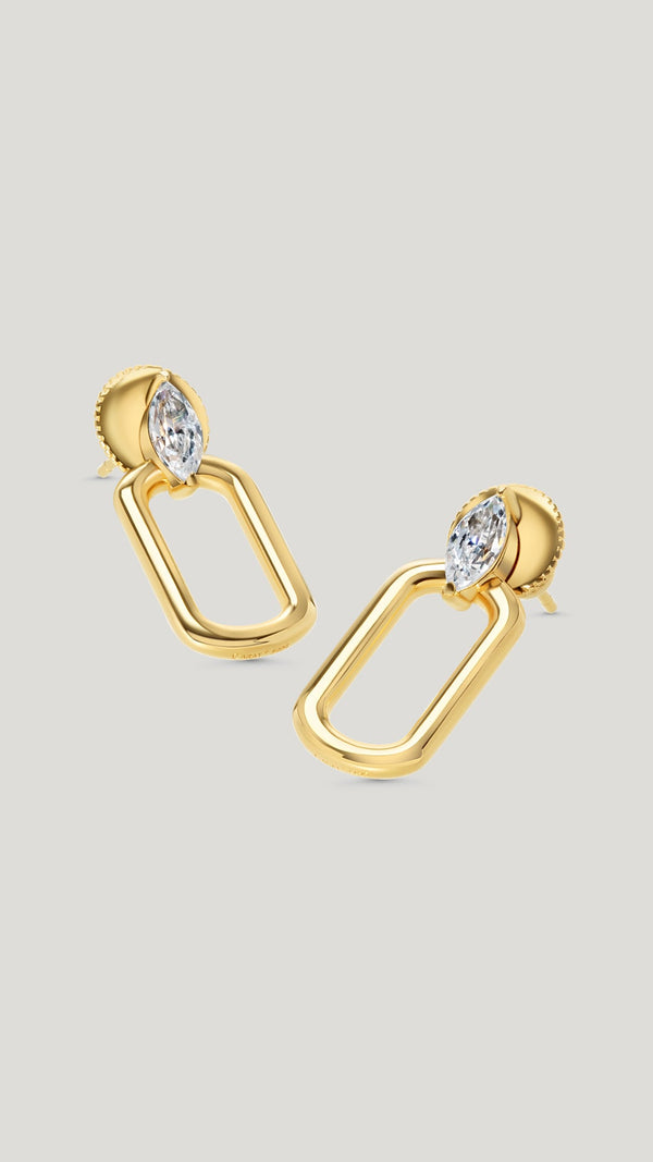 Tori Earrings Gold Vermeil