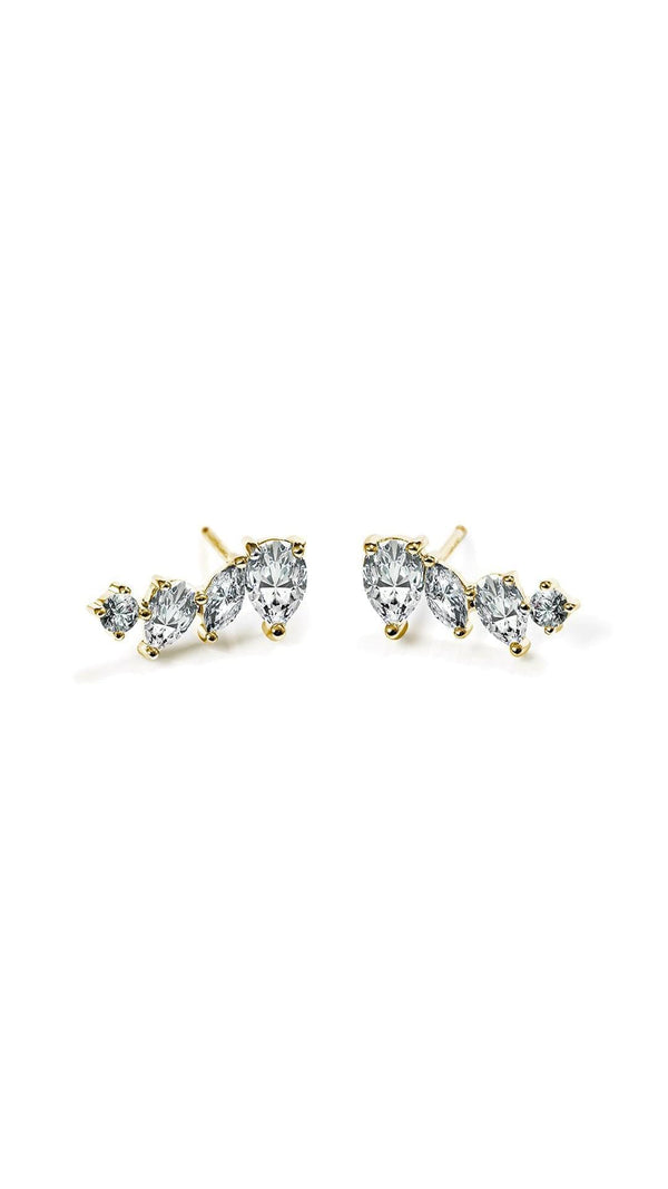 Abigail Studs Gold Vermeil