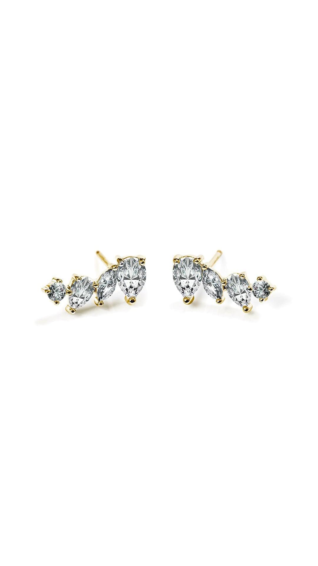 Abigail Studs Gold Vermeil