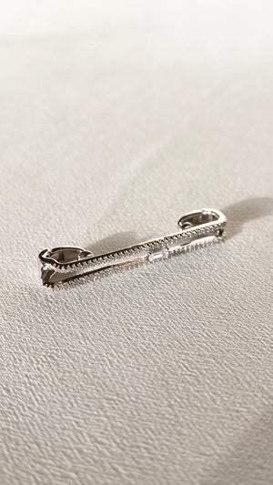 Valda Ear Bar Silver