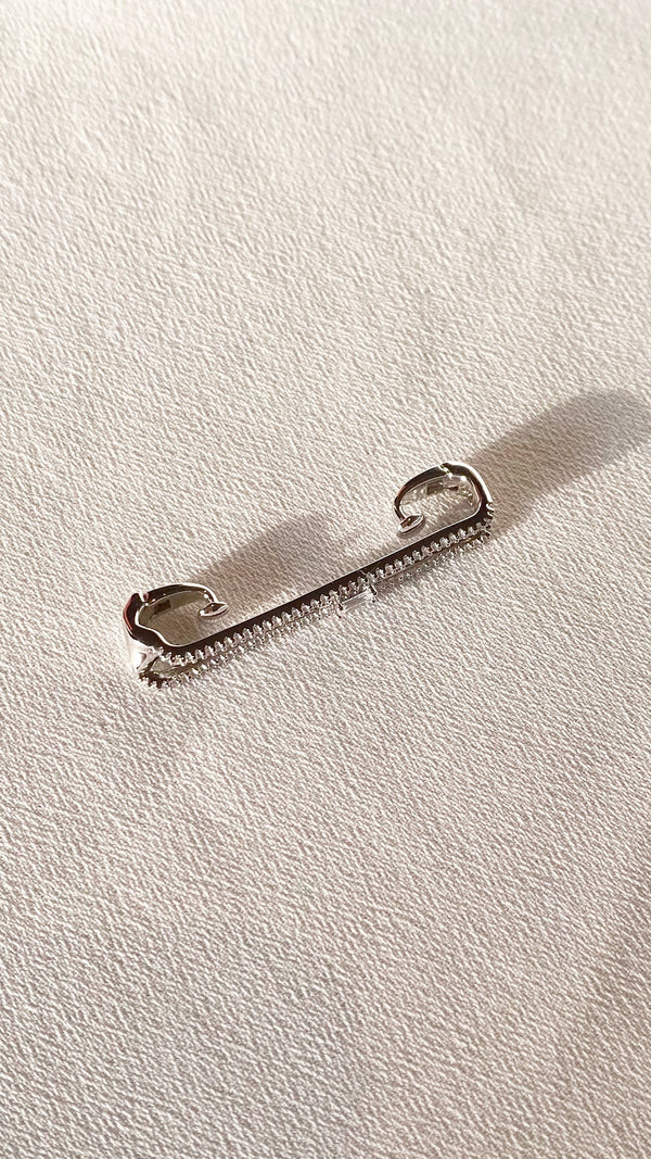 Valda Ear Bar Silver