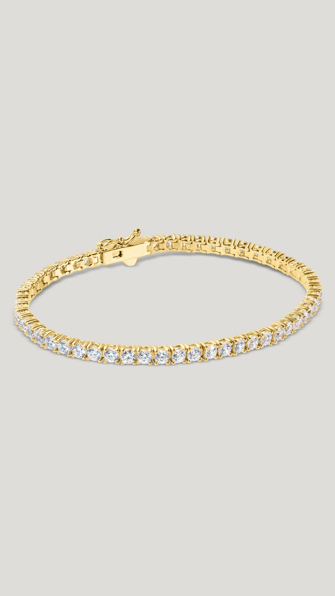 Vianne Tennis Bracelet Gold Vermeil