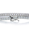 Princess Channel Set Tennis Bracelet