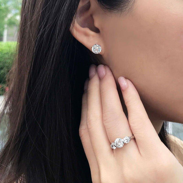 Elle Studs 18K Yellow Gold
