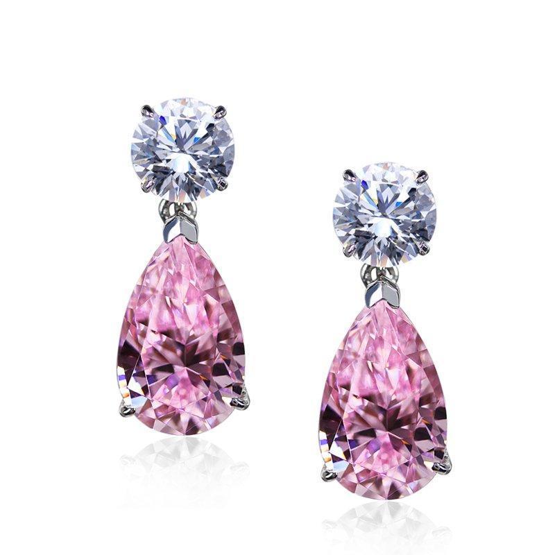 Ophelia Pink Drop Earrings