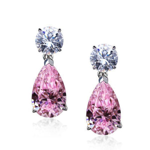 Ophelia Pink Drop Earrings