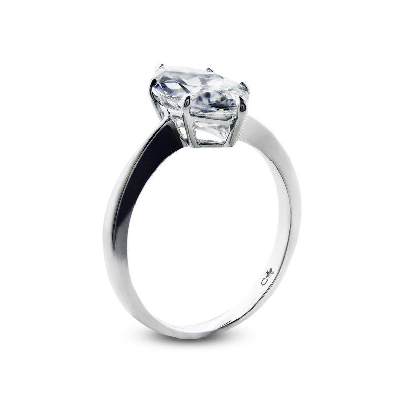 Daisy Knife Edge Marquise Solitaire