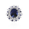 Emma Sapphire Oval Cluster Ring