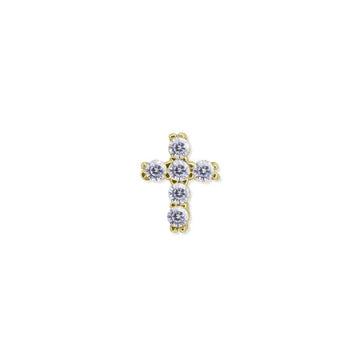 Yuki Stud Gold Vermeil