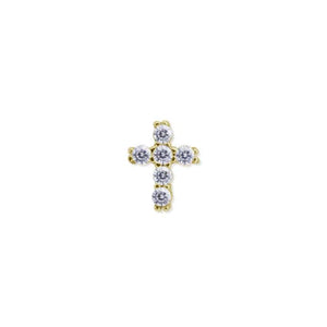 Yuki Stud Gold Vermeil