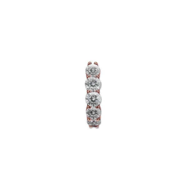 9K Rose Gold Mini Hoop Earring