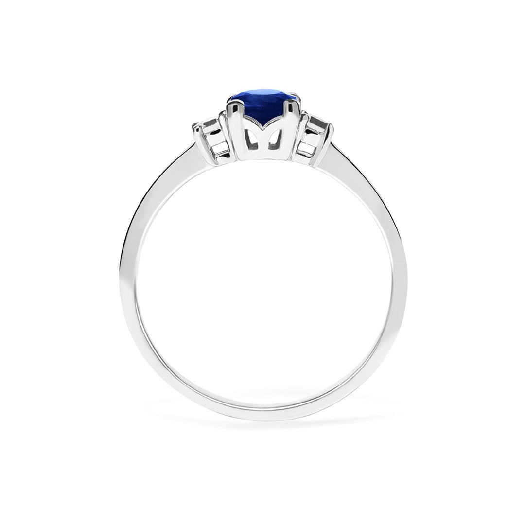 Adeline Ring 0.50ct 18K White Gold Sapphire