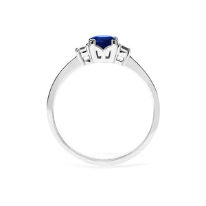 Adeline Ring 0.50ct 18K White Gold Sapphire