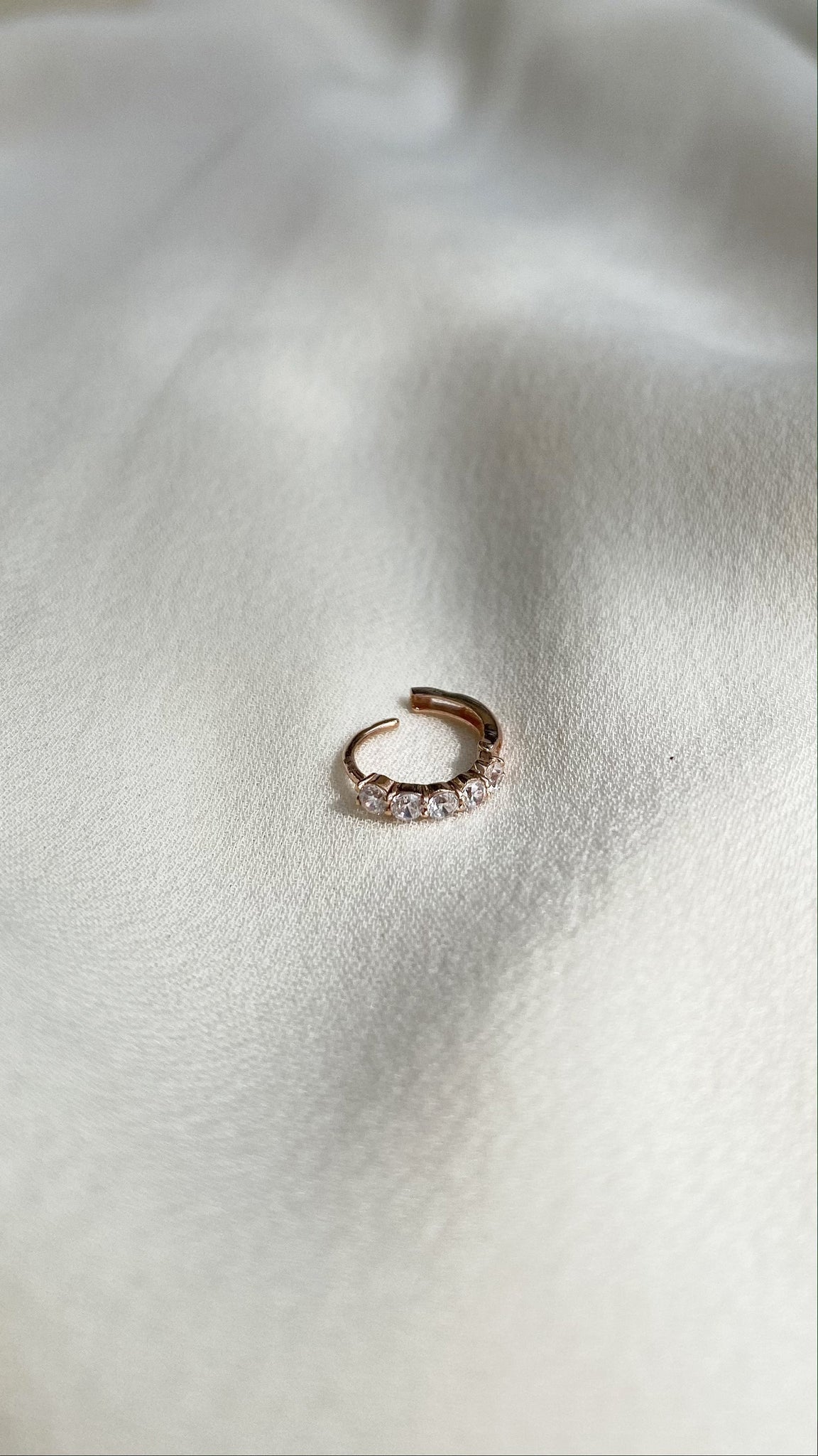 Celia Hoop in Rose Gold