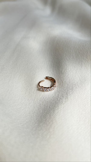 Celia Hoop in Rose Gold