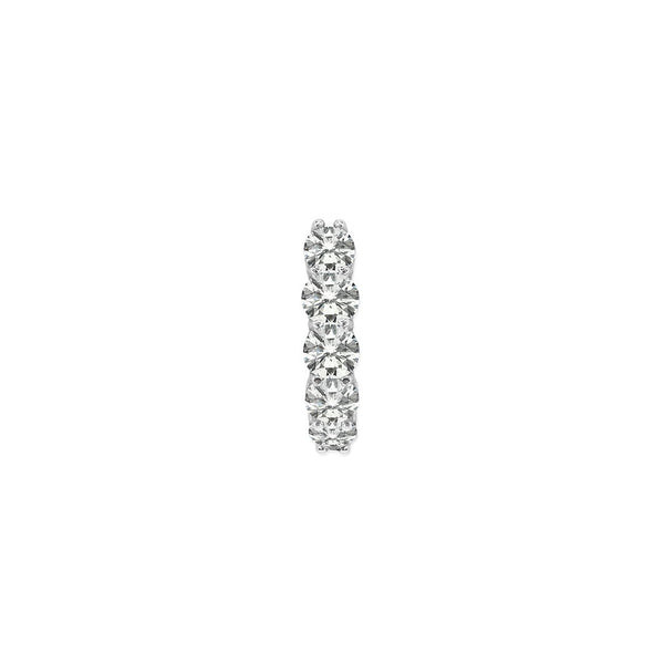 Celia Hoop 9K White Gold