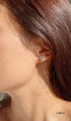 Eternal Four Prong Studs White Gold
