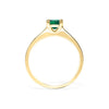 Evelyn Ring 1.00ct 18K Yellow Gold Emerald