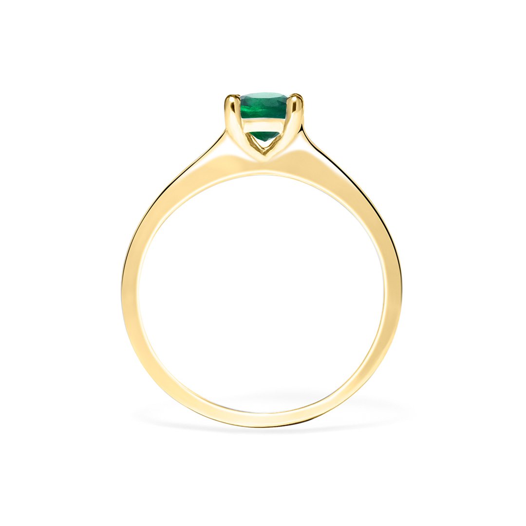 Evelyn Ring 1.00ct 18K Yellow Gold Emerald