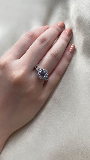Evie Ring 18K White Gold