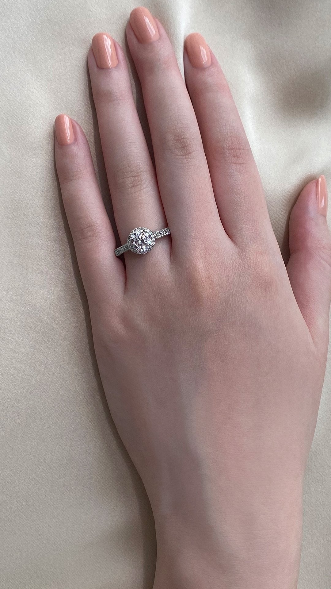 Gina Ring 18K White Gold