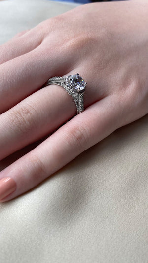 Gina Ring 18K White Gold