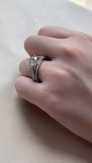 Harriet Ring 18K White Gold