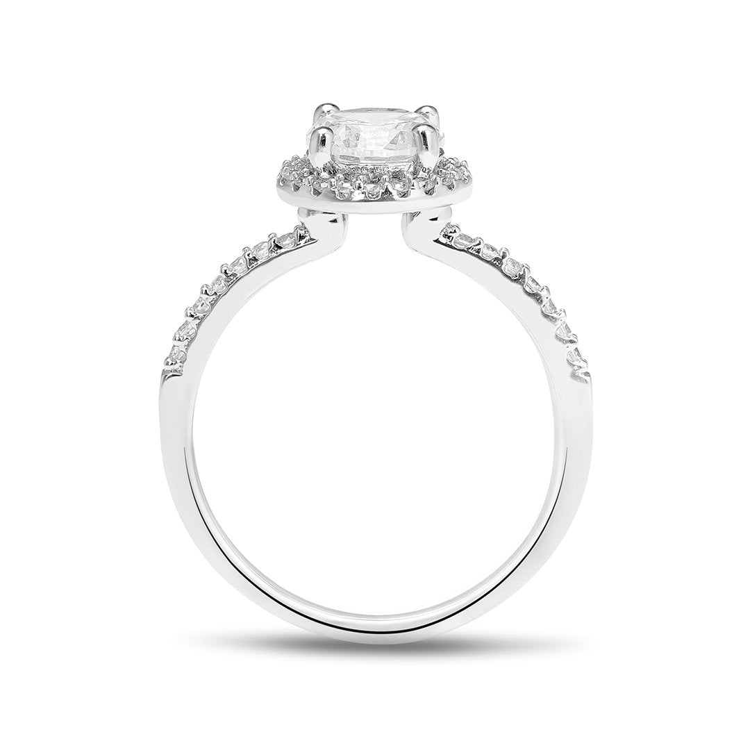 Iris Ring 18K White Gold