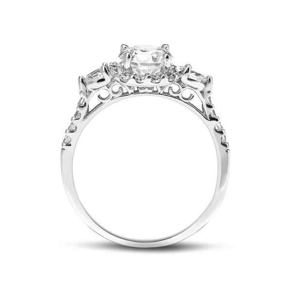 Rosalia Ring 18K White Gold