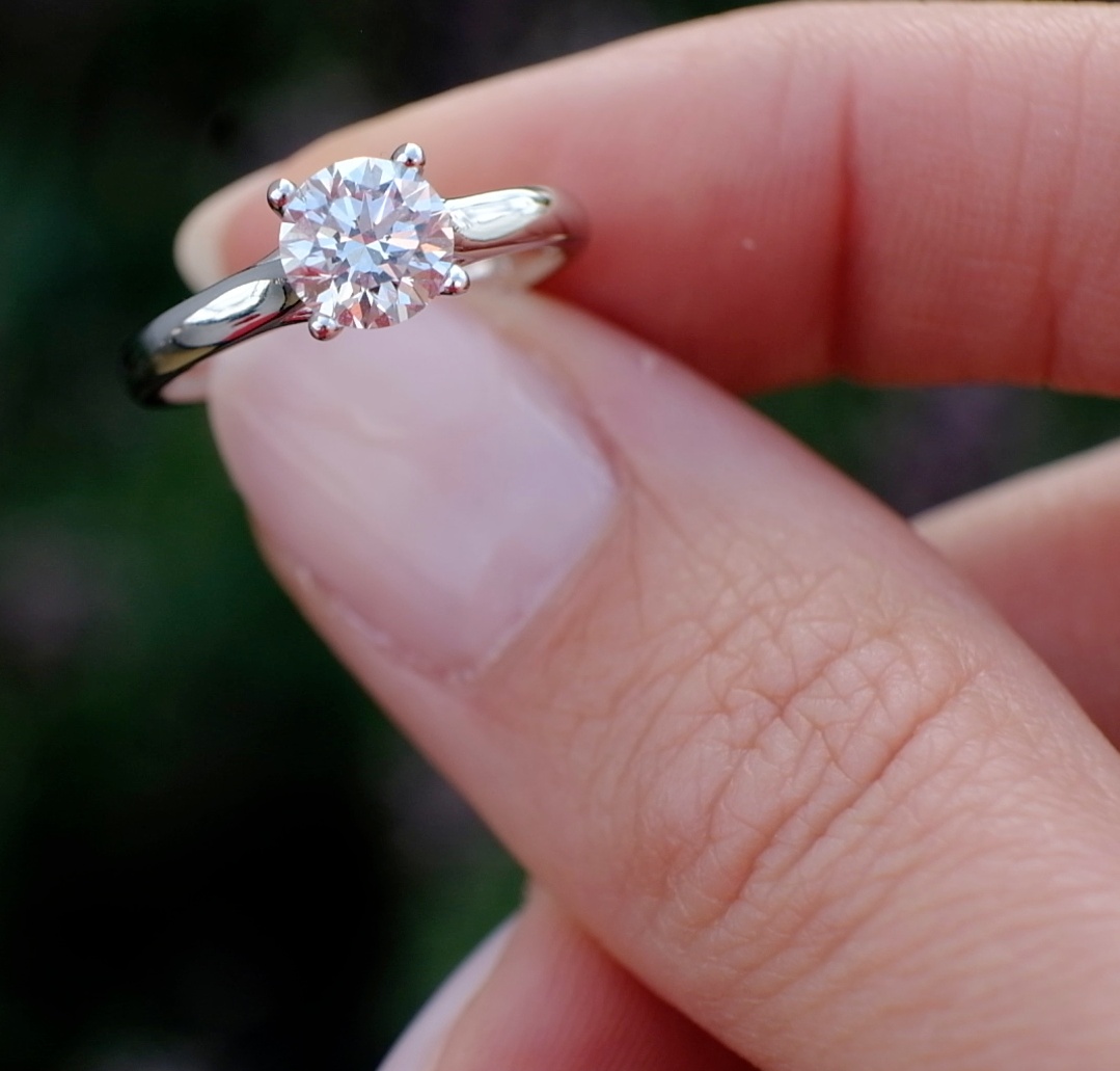 Caroline Ring 18K White Gold