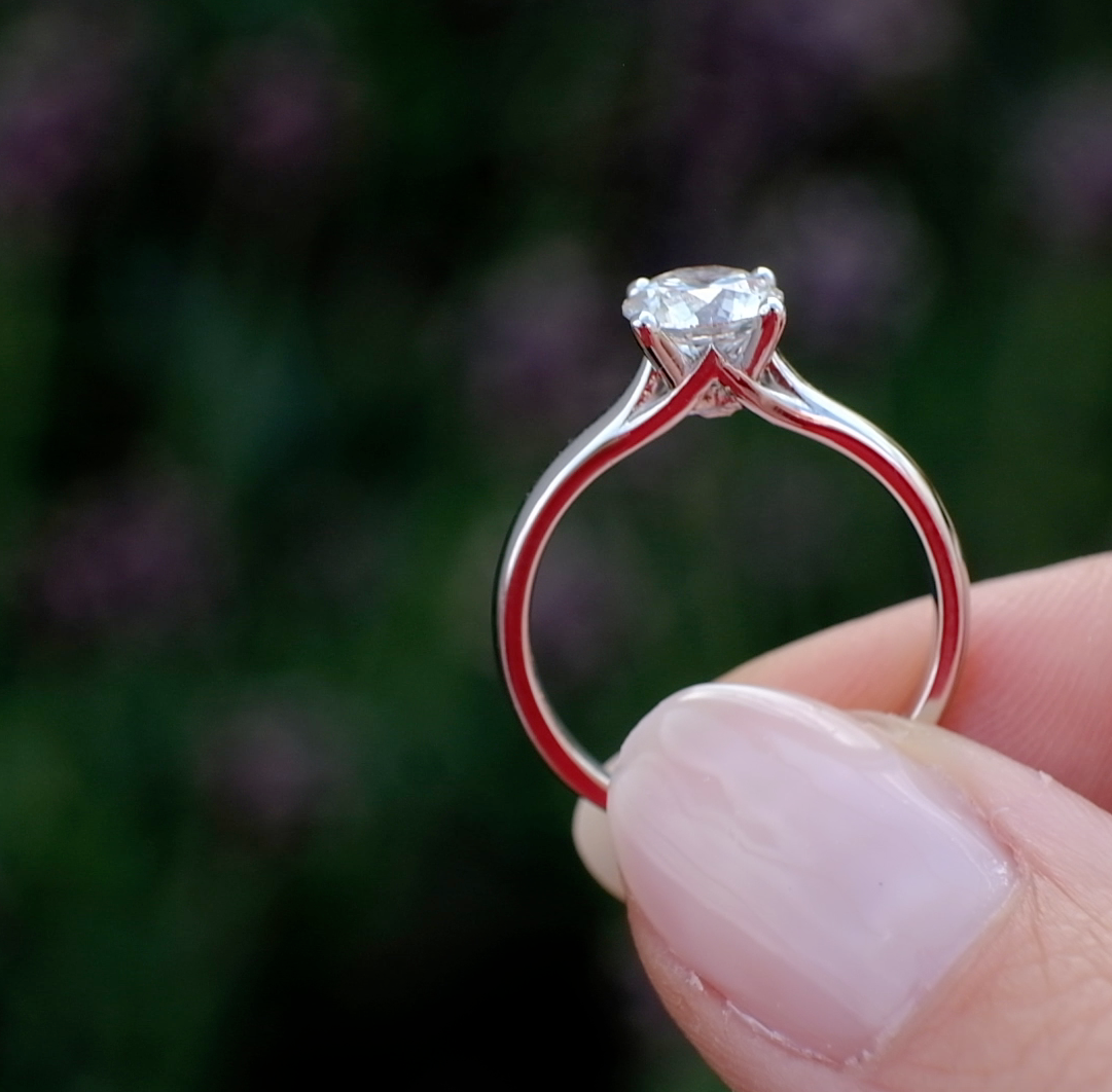 Caroline Ring 18K White Gold